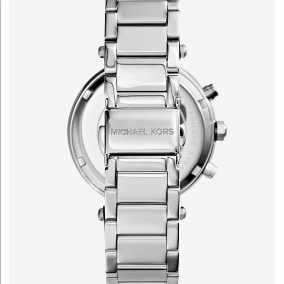 MICHAEL KORS Parker Silver-Tone Watch - Picture 4 of 8